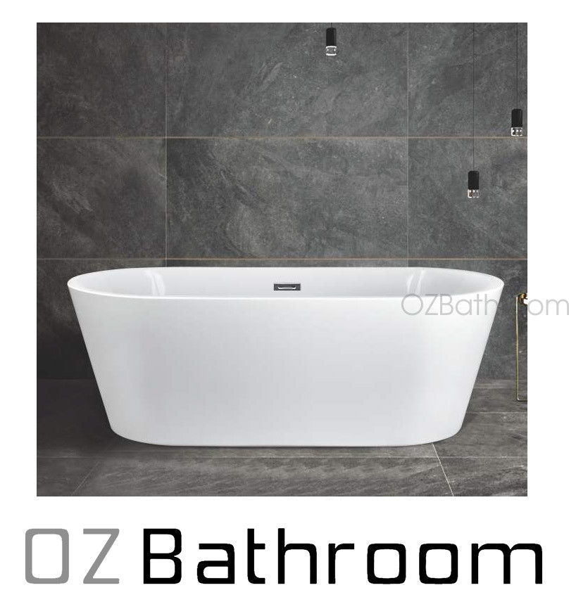 Melbourne Local Pick up!! Acrylic Free Standing Bathtub with Overflow 1500 x 750 x 580 - FREESTANDING -